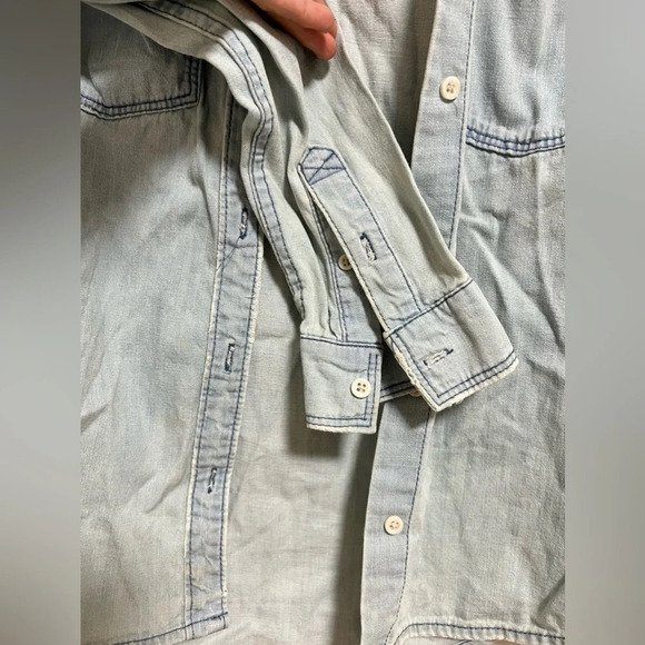 H&M Denim shirt Size 2 - Picture 5 of 7